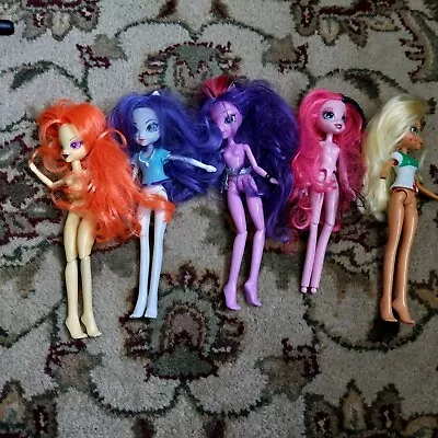 Buy My Little Pony Equestria Girls Dolls X5 • 7.99£