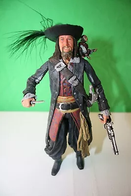 Buy  Neca Pirates Of The Caribbean Captain Barbossa With Monkey Action Figure 2004 • 12.99£