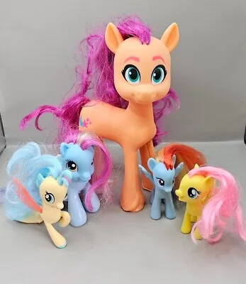 Buy My Little Pony Toy Figure Bundle × 5. Rainbow Dash/sunny Starscout Plus 2 More • 19.99£