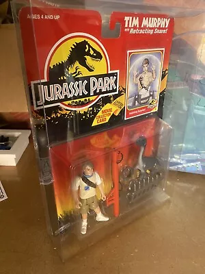 Buy Kenner Jurassic Park Tim Murphy - New In Box - Case Protector - 1993 With Dino • 31£