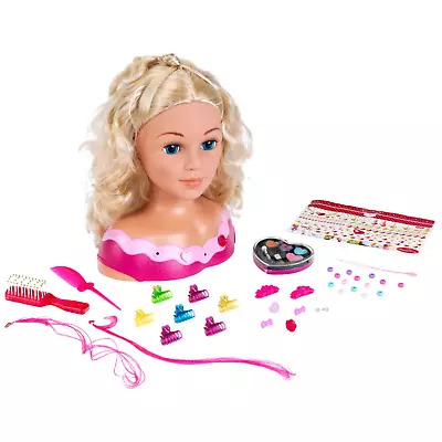 Buy Princess Coralie Makeup & Styling Head Hairdressing Toy Emma Doll Pretend Play • 39.99£
