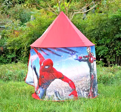 Buy Pop Up Play House Iron Man & Spiderman ( Tent For Kids ) Children Boys Superhero • 24.99£