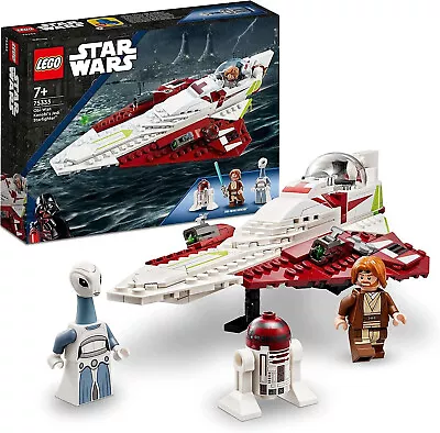 Buy LEGO Star Wars 75333 Obi-Wan Kenobi’s Jedi Starfighter Construction Set • 14.95£