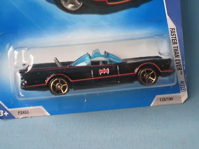 Buy Hot Wheels 1966 TV Series Batmobile Black Body 1/64th Toy USA 2009 In BP • 21.99£
