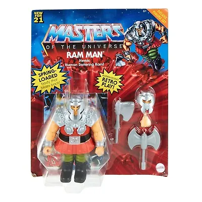Buy Masters Of The Universe Deluxe Action Figure 2021 Ram Man 14cm With Accessories • 14.99£