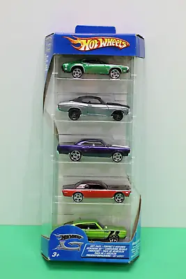 Buy Hot Wheels MUSCLE MANIA Five Car Gift Pack 2004 • 19.99£