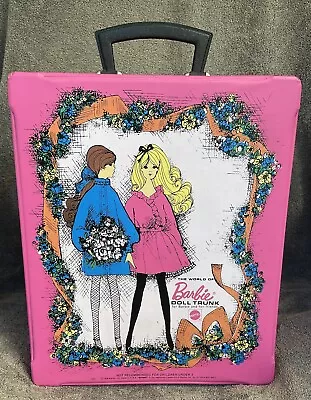Buy 1968 Barbie Carrying Case, The World Of Barbie Doll Trunk • 18.84£