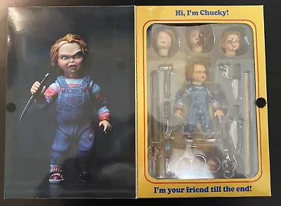 Buy NECA Child's Play Good Guys 4  Ultimate Chucky Action Figure Reel Toys BOXED • 23.99£