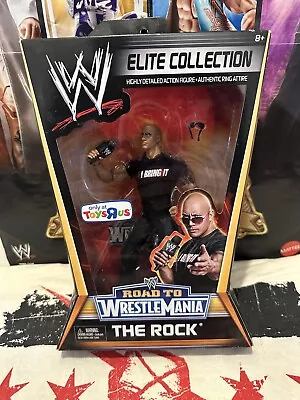 Buy Wwe Mattel Elite The Rock Wrestlemania 27 Edition - Limited Edition • 19£