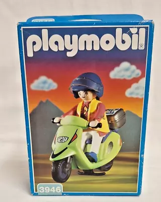 Buy Playmobil Scooter & Rider, Range Number 3946, 1997, Boxed And Unopened • 4.99£