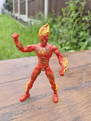 Buy Human Torch - Fantastic Four - (Approx 6 ) Marvel/ Toy Biz Action Figure • 4.99£
