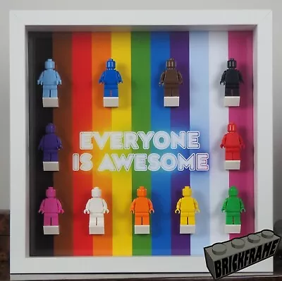 Buy Display Frame To Display Lego Everyone Is Awesome Minifigures 40516 • 26.50£