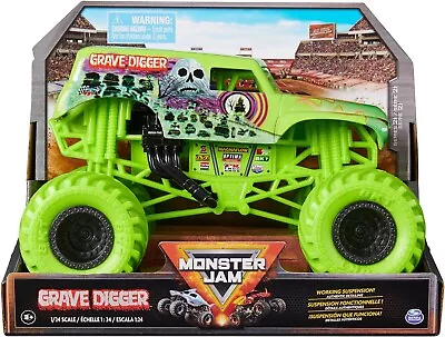 Buy Spin Master Monster Jam Official Grave Digger Truck Collector Vehicle 1:24 • 11.99£