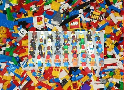Buy LEGO 500g Parts & Pieces Mixed Bricks With 2 X Minifigures 1/2kg • 14.99£