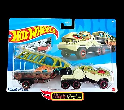 Buy Hot Wheels Super Rigs FOSSIL FREIGHT P CASE 2023 • 10.99£