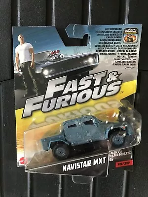 Buy Fast And Furious Navistar MXT Mattel 1:55 SCALE • 18.99£