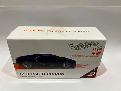 Buy Mattel Hot Wheels ID Series 2 '16 Bugatti Chiron HW Turbo 03/04 • 45.99£