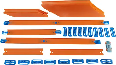 Buy Hot Wheels Car And Mega Track Pack With 40ft Of Track, 43 Connectors And One 1: • 35.08£