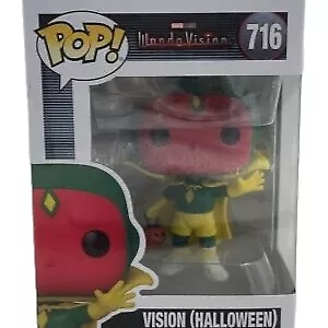 Buy Funko Pop Marvel Studios Wanda Vision, Vision Halloween Figure • 14.19£