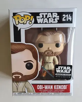 Buy Funko Pop Star Wars 214 Obi-Wan Kenobi Smugglers Bounty Exclusive • 129.95£