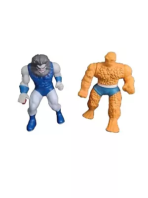 Buy Marvel ToyBiz Fantastic Four Metal Mania Thing Blastaar Action Figures 1995 • 10.95£