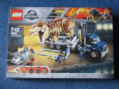 Buy LEGO 75933 Jurassic World Park - T. Rex Transport - Brand New & Sealed • 91.99£