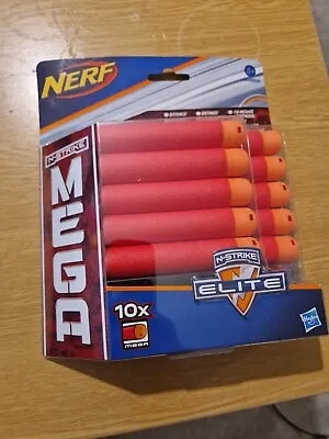 Buy Nerf N-strike Elite Mega Darts Pack Of 10 Darts Brand New Blister Pack • 7.50£
