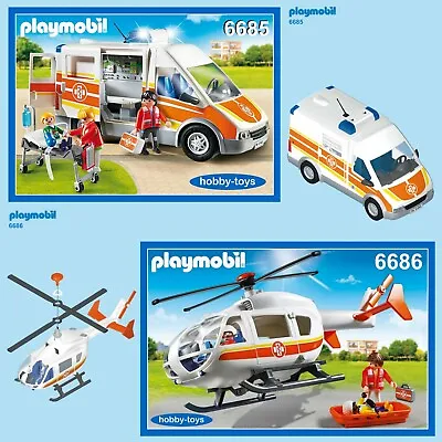 Buy * PLAYMOBIL 6685 6686 * AMBULANCE / HELICOPTER * Spares * SPARE PARTS SERVICE * • 0.99£