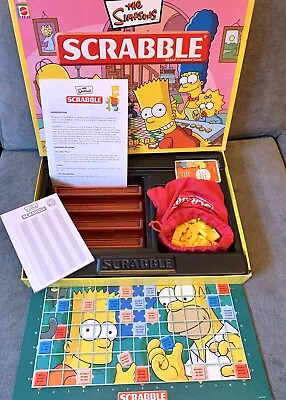 Buy The Simpsons Scrabble Board Game Complete Mattel 2005 • 12.95£