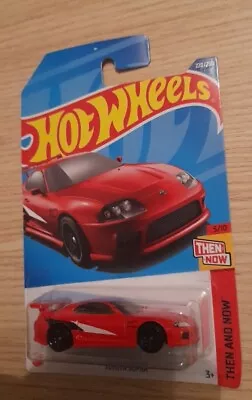 Buy Hot Wheels 2021 - Toyota Supra Red - LONG CARD - 5/10 Then & Now. Free P&P.  • 7.99£