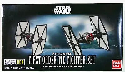Buy Bandai Star Wars Vehicle Model 004 First Order Tie Fighter Set BNIB From Japan • 24.50£