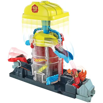 Buy Hot Wheels Super Fire House Rescue Super Sets Playset New Kids Toy Mattel • 24.99£