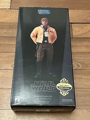 Buy Sideshow Star Wars Hereos Of The Rebellion Luke Skywalker Rebel Hero Yavin 1275 • 90£