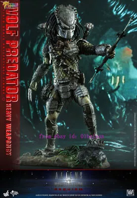 Buy Hot Toys Mms443 –Aliens Vs Predator：Requiem – 1/6th Wolf Predator Heavy Weaponry • 759£