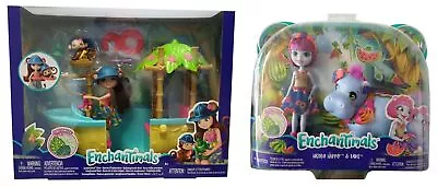 Buy Mattel Enchantimals Jungle Forest Boat Or Hedda Hippo And Lake Dolls (Asuwahl) • 21.55£