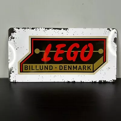 Buy LEGO 5007016, 1950's Retro Tin Poster Billund Denmark, NEW, FREE SHIPPING • 2.83£