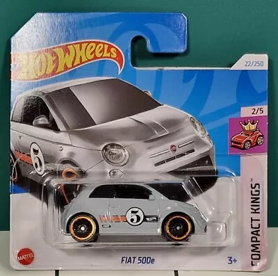 Buy Hot Wheels-Fiat 500e-COMPACT KINGS-  Grey-HTC18-NEW/SEALED • 7.99£