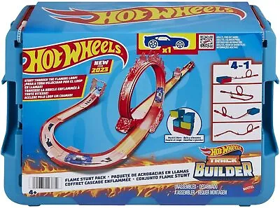 Buy Hot Wheels Track Builder Flame Stunt Track Pack • 37.99£