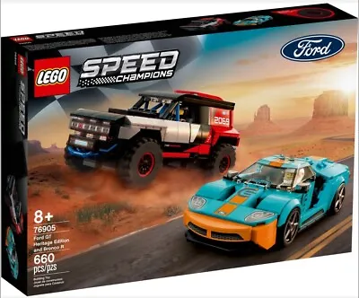 Buy Lego Speed Champions 76905 Ford GT Heritage Edition & Bronco R - BNISB • 89.95£
