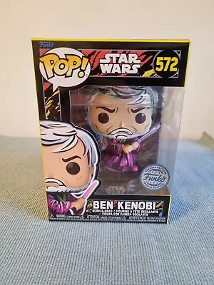 Buy Brand New Star Wars Retro Ben Kenobi Funko Pop #572 – UK Based • 20.99£