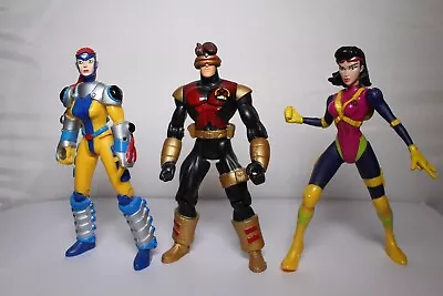 Buy Vintage 90s Toy Biz X-men Jean Grey, Cyclops, Jubilee  • 22£