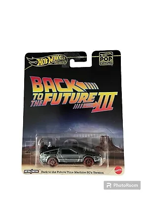 Buy Hot Wheels Back To The Future 3 Time Machine 50's Version Brand New Pop Culture • 11.50£