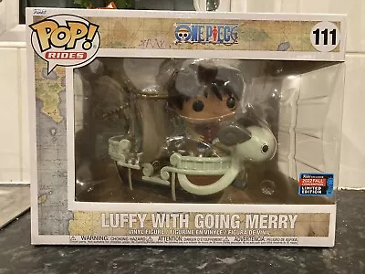 Buy Luffy With Going Merry One Piece Funko Pop Ride! Nycc 2022 #111- In Hand • 60£