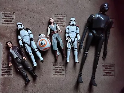 Buy Star Wars Last Jedi 12  Figures - Rey, Captain Poe + BB-8 +Jakks 20  K-2SO Droid • 19.95£