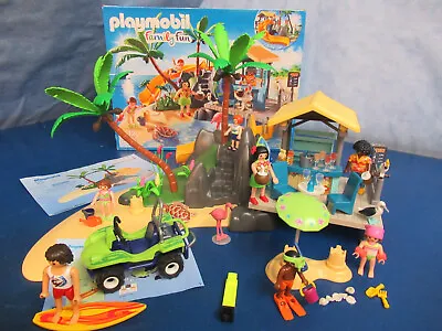 Buy 6979 6982 9085 Beach Bar Buggy Surfer Sandburg Original Packaging V Figures To 6978 Playmobil • 35.82£