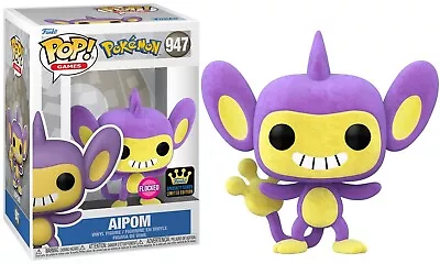 Buy Funko Pop! AIPOM Flocked Specialty #947 Pokemon Figure NEW & IN UK NOW - GENUINE • 29.95£
