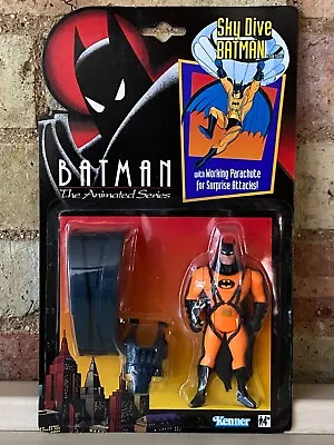 Buy Batman The Animated Series SKY DIVE BATMAN Kenner 1993 Stored 30yrs RARE • 48£