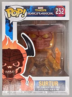 Buy #252 Surtur - Marvel Thor Ragnarok - Damaged Box Funko POP With Protector • 11.99£