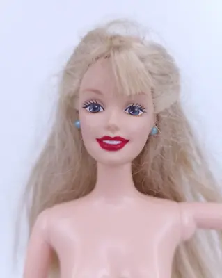 Buy Generation Girl Barbie Doll Vintage 1999 Mattel Blonde Blue Earrings • 20.56£