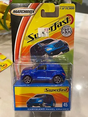 Buy Matchbox Superfast #45 Chrysler Panel Cruiser Blue 1/15000 Made • 9.59£
